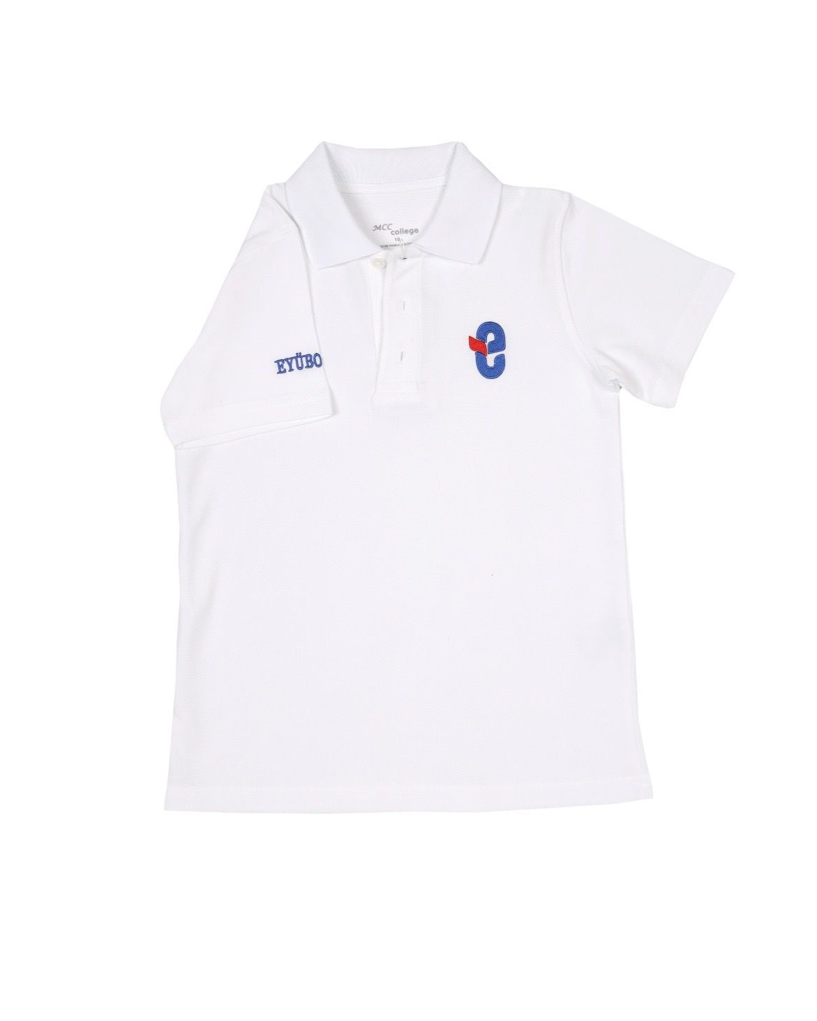 Polo Yaka Kısa Kol Beyaz (Lise)