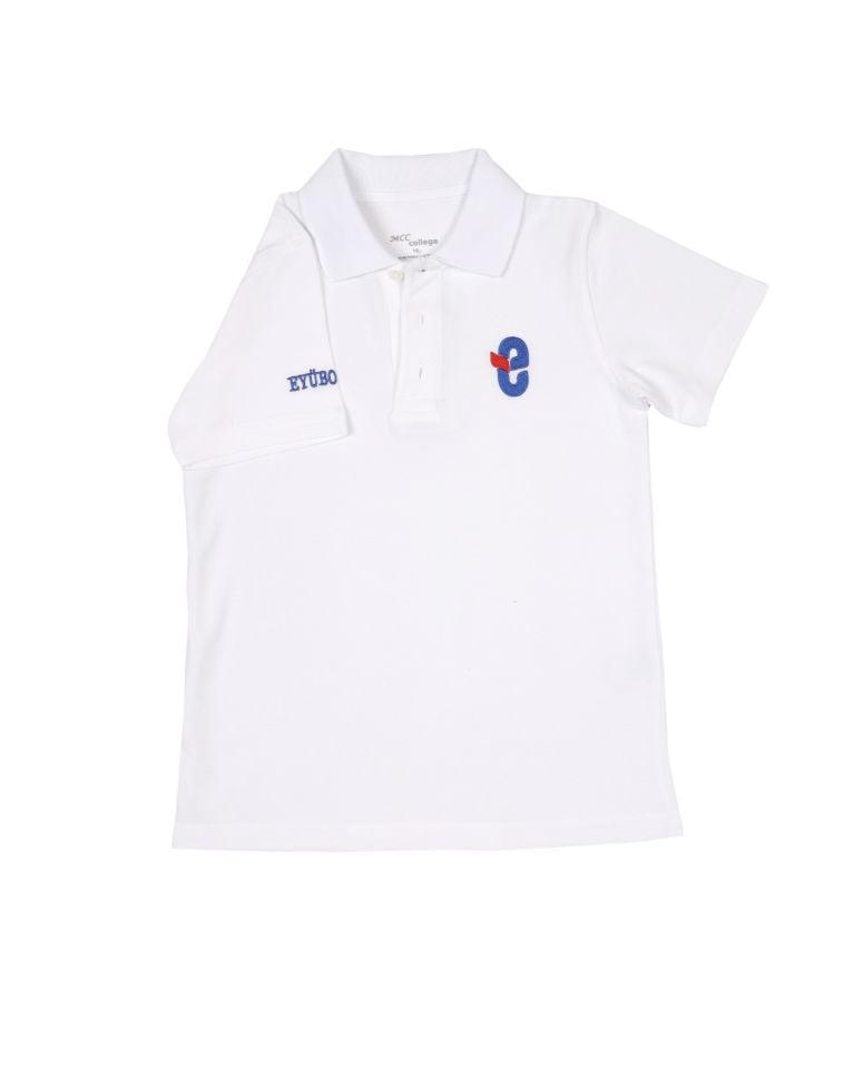 Polo Yaka Kısa Kol Beyaz (Lise)