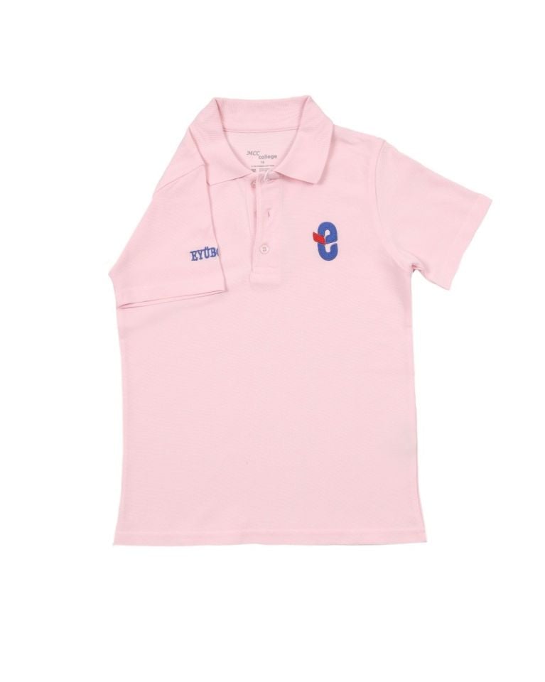 Polo Yaka Kısa Kol Pembe (Lise)