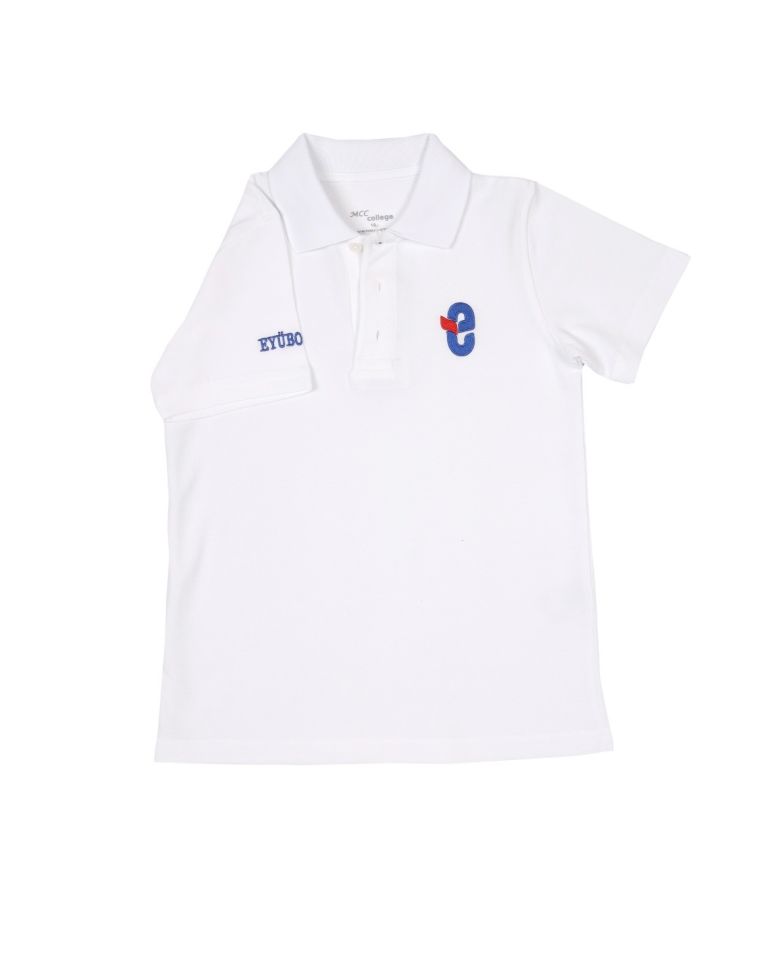 Polo Yaka Kısa Kol Beyaz (İlkokul)