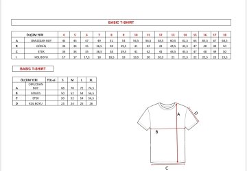Basic T-shirt (Anaokul Hazırlık)