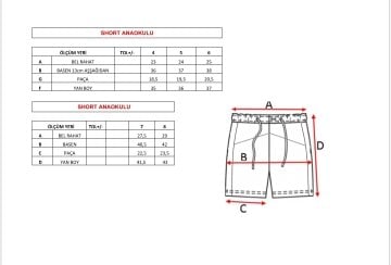 Spor Şort (Anaokul Hazırlık)